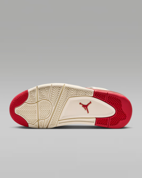 Air Jordan 4 Retro 'Pale Ivory and Tough Red'